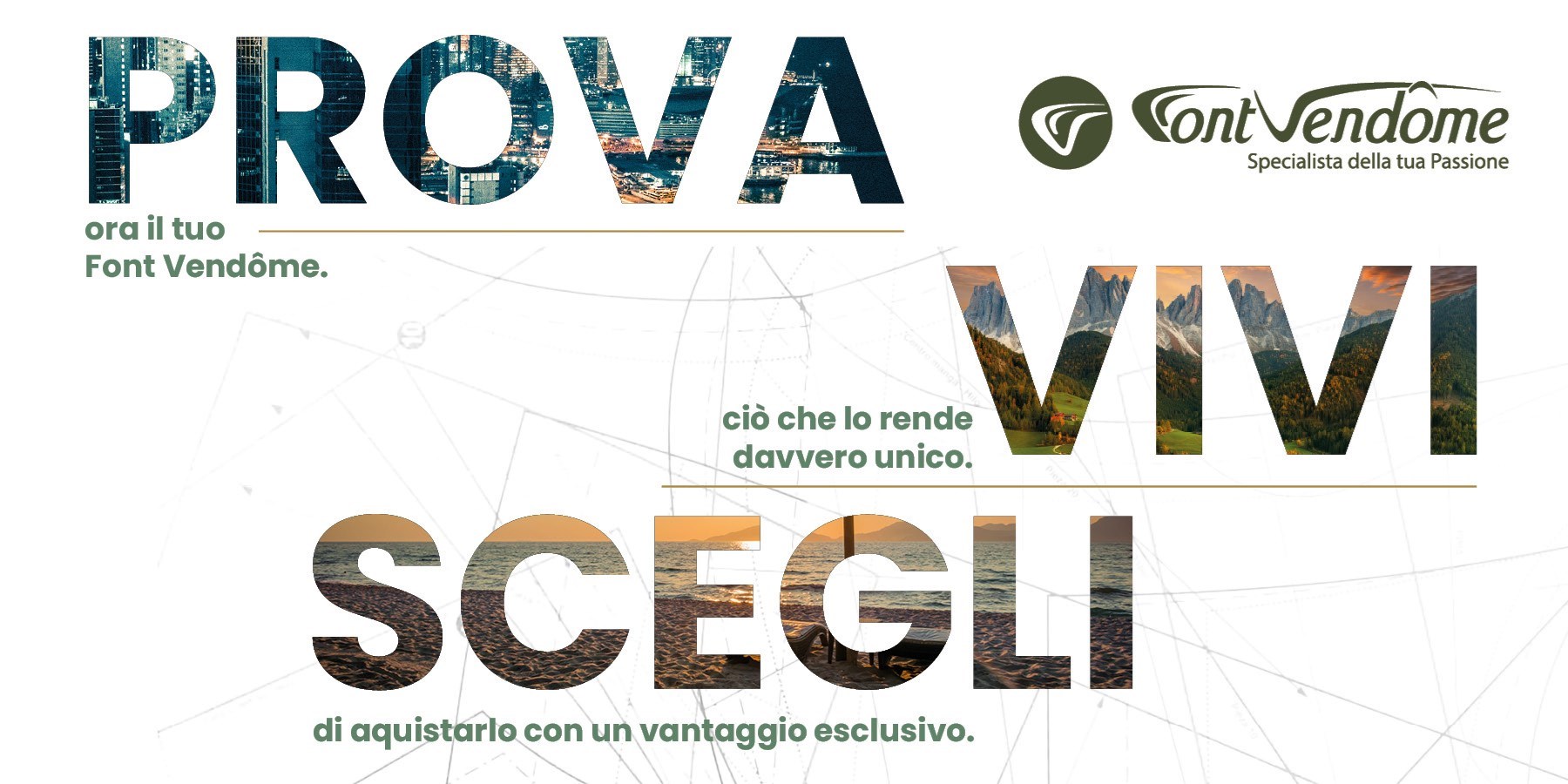 Prova, Vivi, Scegli Font Vendôme